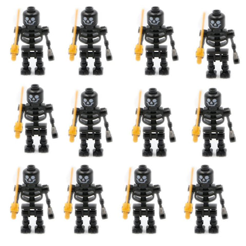 Skeleton Medieval Castle Knight Warriors Skeletons Building Blocks-TB01467-Veeddydropshipping
