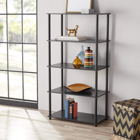 5-Shelf Storage Bookcase Storage Shelf Bookshelf-HA01558-Veeddydropshipping