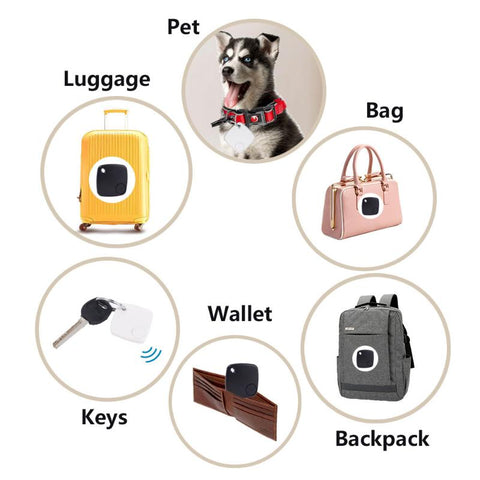 Mini Pets Bluetooth Finder Wireless Alarm Smart Tag GPS Locator Real-AM00731-Veeddydropshipping
