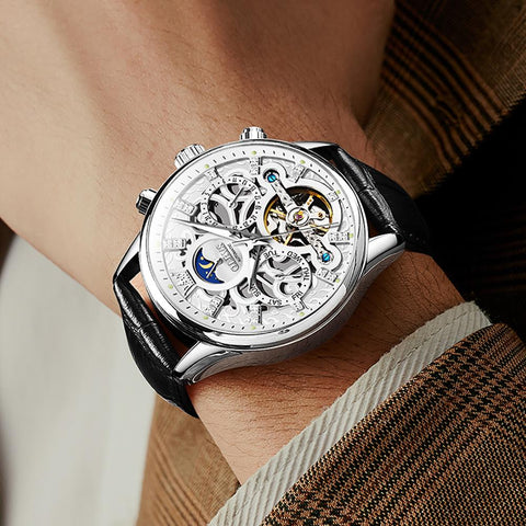 Watches for Men Automatic Mechanical Watch Waterproof -JW00626-Veeddydropshipping