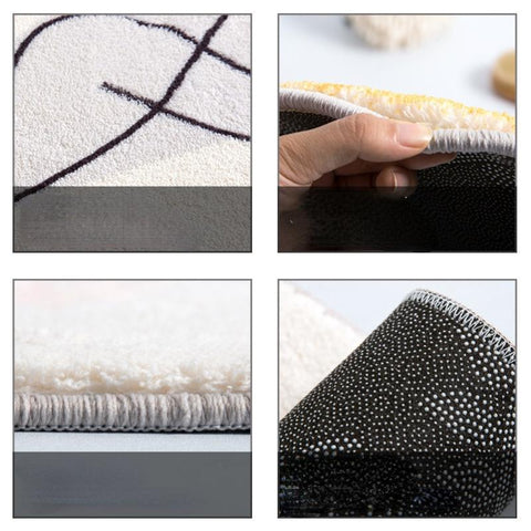 Bedroom Carpet Bedside Imitation Cashmere Carpert Blanket-HA00424-Veeddydropshipping