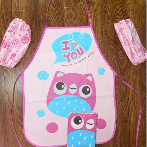 Baby Bibs Cute Cartoon Print Bib Aprons Easy Clean Children Waterproof-TB00723-Veeddydropshipping