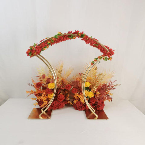 Wedding Arch Flower Stand MetalFlower vase-HA00734-Veeddydropshipping