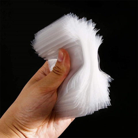 100pcs Small Plastic Clear Pouches Resealable Zip Lock Bags-JW01664-Veeddydropshipping