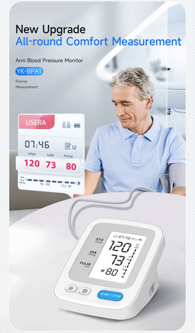 Digital Upper Arm Blood Pressure Monitor-BH00784-Veeddydropshipping