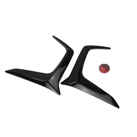 For Toyota RAV4 2019-2022 Car Gloss Black Front Bumper Fog Light Frame-AM00086-Veeddydropshipping
