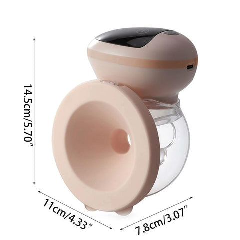 Portable LCD Electric Wearable Breast Pump Automatic Hands-free Silent-TB00663-Veeddydropshipping