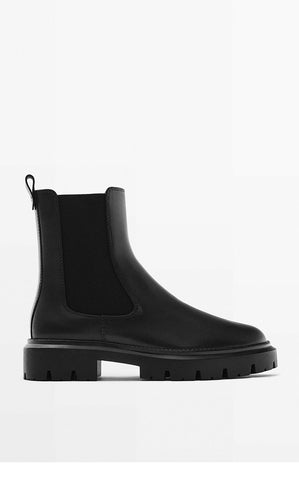 Platform Women Genuine Leather Leather Round Toe-BS00949-Veeddydropshipping