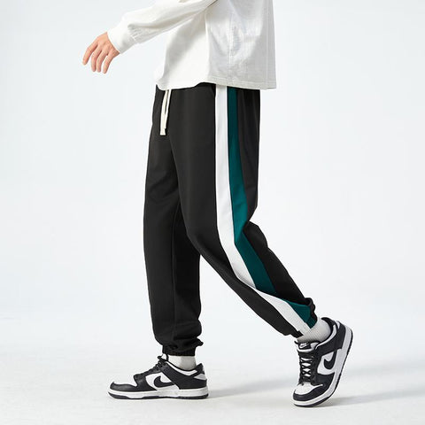 Men Running Pants Warm Thick Bottoms Skinny