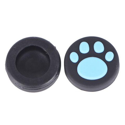 2 Pcs Cat Paw Rubber Silicone Game Handle Joystick Thumb Stick Grip Cap -CE01406-Veeddydropshipping