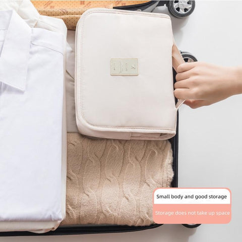 Portable South Korea Simple Girl Heart Toiletry Bag Large-BS00547-Veeddydropshipping