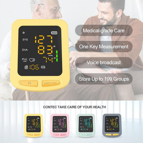 Voice Broadcast Upper Arm Blood Pressure Monitor-BH00797-Veeddydropshipping