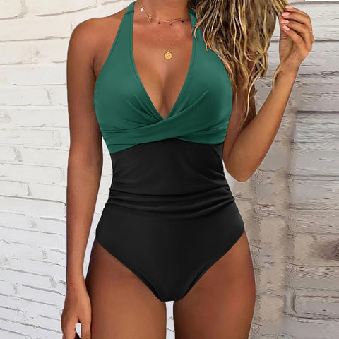 One Piece Swimsuit Women Tummy Control One Piece Swimsuits High Waisted Sexy -OS00054-Veeddydropshipping