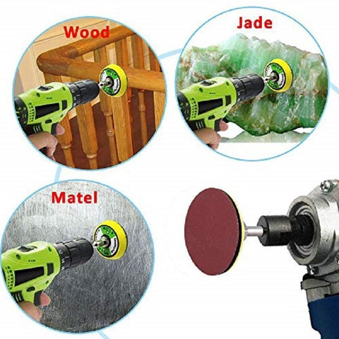 101pcs Set 2 inch Sanding Discs Pad Kit for Drill Grinder Rotary-AM00464-Veeddydropshipping