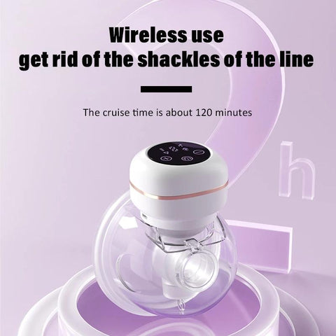 Hands Free Milk Pump Wearable Electric Breast Pump LCD Display Low-TB00652-Veeddydropshipping