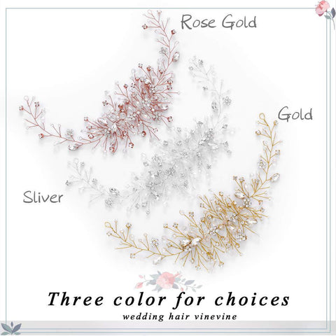 Fashion Silver Color Handmade Headband Wedding -JW00531-Veeddydropshipping