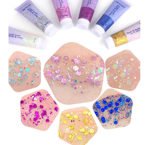 Eye Sequins Gel Mermaid Scale Face-BH00627-Veeddydropshipping