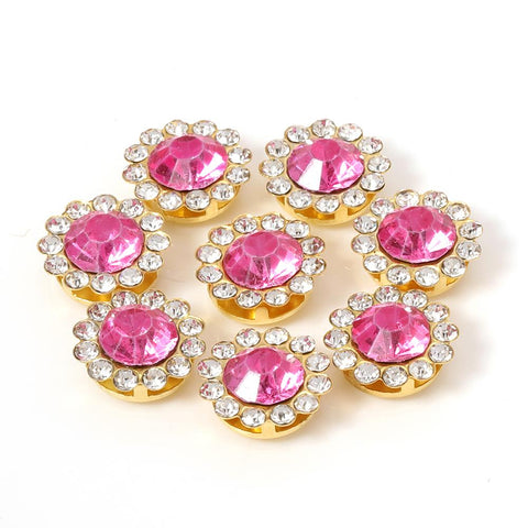 50pcs Rhinestone Bezel Patch Beads Crystal for Diy Jewelry Making -JW01550-Veeddydropshipping