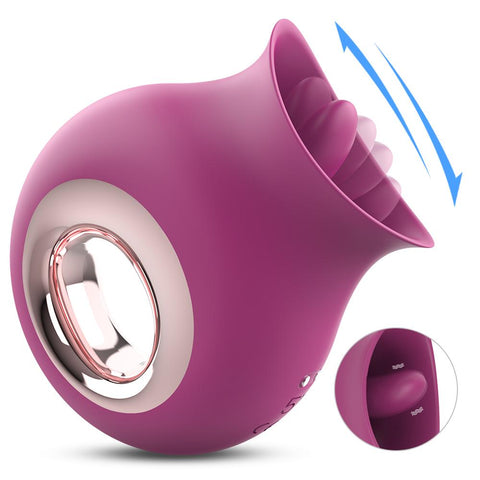 Vibrator for Women G-Spot Licking Dildo Clit Nipple Stimulator Oral Tongue Pussy -BH01177-Veeddydropshipping