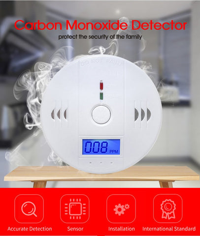 Carbon Sensor Smoke Detector Warning Alarm-CO00615-Veeddydropshipping
