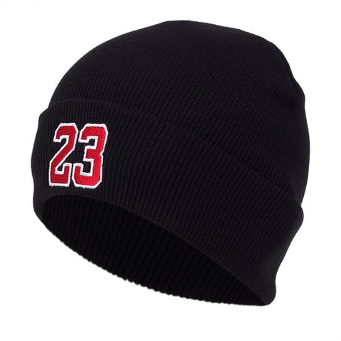 Beanie Cap 23 Number Slouchy Punk Personality-MF00966-Veeddydropshipping