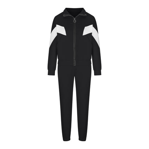 Winter Jogging Women Set Casual Long Sleeve Zipper Coat-Veeddydropshipping