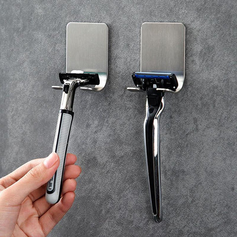 Bathroom Stainless Steel Razor Rack Storage Hook-HA00861-Veeddydropshipping