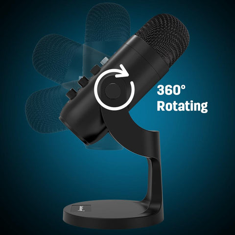 K66 USB Condenser Gaming Microphone Professional Podcasting Mic -CE01152-Veeddydropshipping