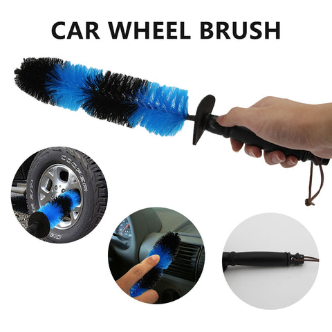Car Wheel Brush 17Inch Long Easy Reach Tire Rim Detailing-AM00478-Veeddydropshipping