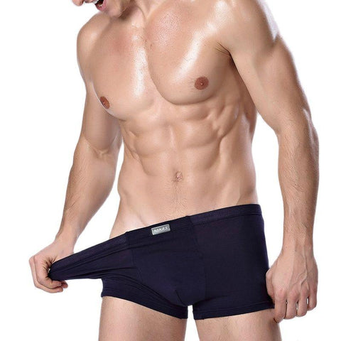 Boxers Bamboo Fiber Homme Boxer Panties Breathable Cozy Male Underpants Soft Man-MF01714-Veeddydropshipping