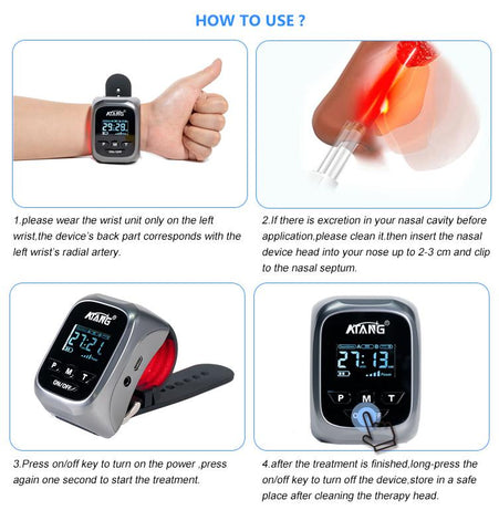 Laser Therapy Watch Physiotherapy for Diabetes Hypertension-BH00804-Veeddydropshipping