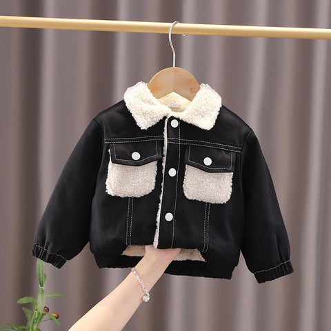 Boys Outerwear Winter Children Fashion Thick Baseball Uniform Jacket-TB01205-Veeddydropshipping