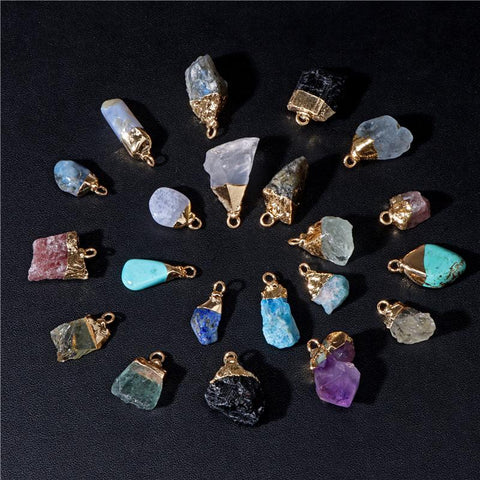 Stone Pendant Rough Original Crystal Pendants For Diy Jewelry-JW01580-Veeddydropshipping