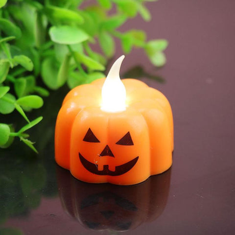 Halloween LED Lights Horror Skull Ghost Holding Candle-HA00357-Veeddydropshipping