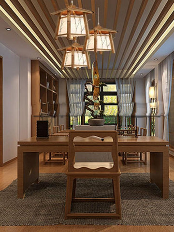 Chandelier Handmade Bamboo Woven-TI00426-Veeddydropshipping