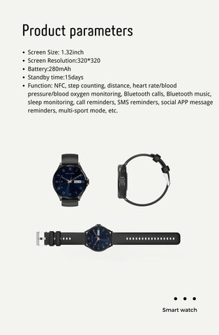 Smart Watch Full Touch Screen Sport Fitness Watch-JW00854-Veeddydropshipping