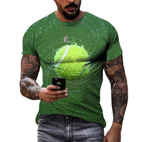 Sports Unisex T-Shirts Casual HD 3D Print Pattern-MF00077-Veeddydropshipping