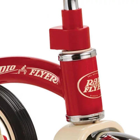 Radio Flyer, Classic Red Dual Deck Tricycle, 12" Front Wheel, Red-OS01028-Veeddydropshipping