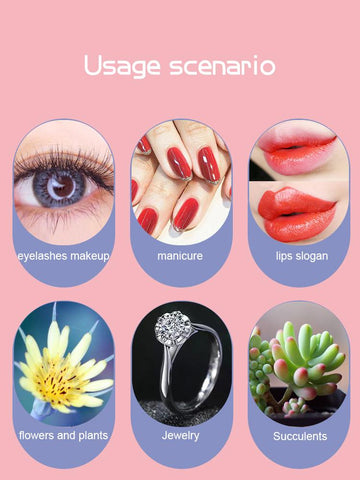 Macro Lens for Mobile 15X Fill Ring Light Selfie Live Lamp Camera Lens with LED Universal Flash-PA00646-Veeddydropshipping