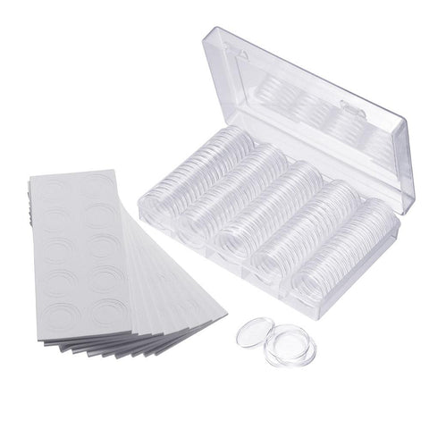Coin Holder Capsules Clear Case Box-HA00777-Veeddydropshipping