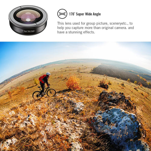 APEXEL 4K Lens Kit 5 in 1 Camera Portrait Wide Macro-PA01220-Veeddydropshipping