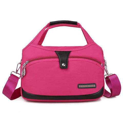 Fashion Leisure Oxford Cloth Shoulder Bag Messenger Top Handle Tote-BS00114-Veeddydropshipping