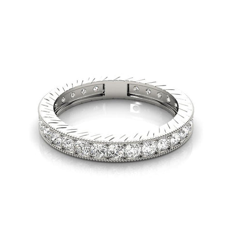 Wedding Bands 925 Sterling Silver Ring For Women  -JW00557-Veeddydropshipping