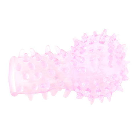 Crystal Finger Sleeves with Spikes and Teeth Female G-Spot Masturbator -BH01167-Veeddydropshipping
