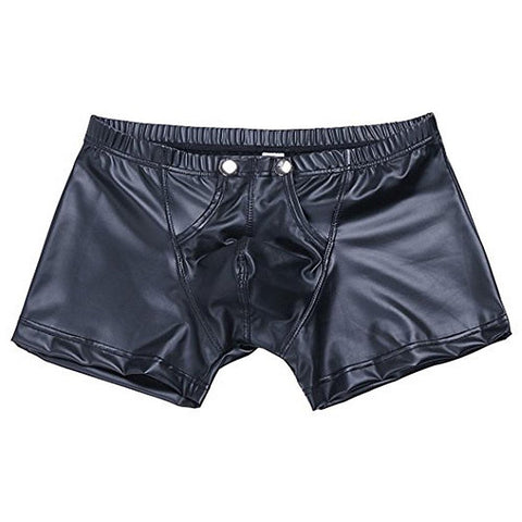 Underwear Open Front Casual Slip Male Shorts Solid Color Fashion Panties-MF01724-Veeddydropshipping