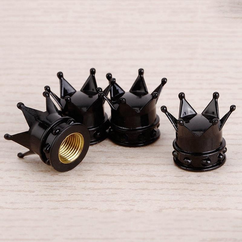Tire Air Valve Caps Black Bicycle Motorcycle Car Wheel-CO00631-Veeddydropshipping