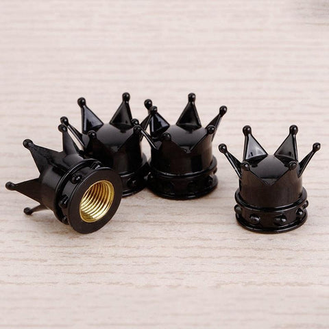 Tire Air Valve Caps Black Bicycle Motorcycle Car Wheel-CO00631-Veeddydropshipping