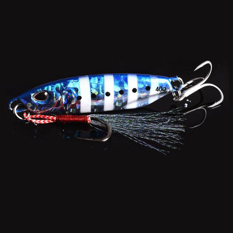 10PCS Metal Jig Fishing Lure Weights 10g-50g Trolling Hard Bait Bass Fishing Bait -OS00427-Veeddydropshipping