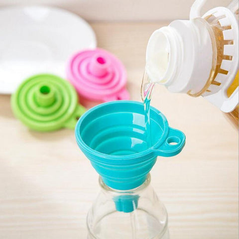 Household Collapsible Telescopic Funnel Kitchen Packaging-HA01333-Veeddydropshipping