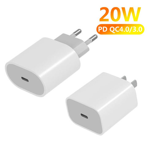20W PD Charger USB C Fast Charging for iPhone 12 Pro 11 Pro XS Max XR X 8 Plus-PA00388-Veeddydropshipping